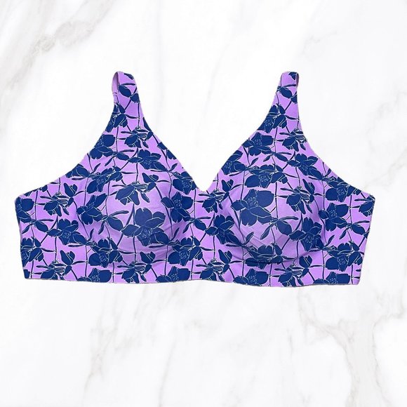 Knix Limited Edition WingWoman Contour Bra in Violet Magnolia, Size‎ 3XL - Picture 3 of 6